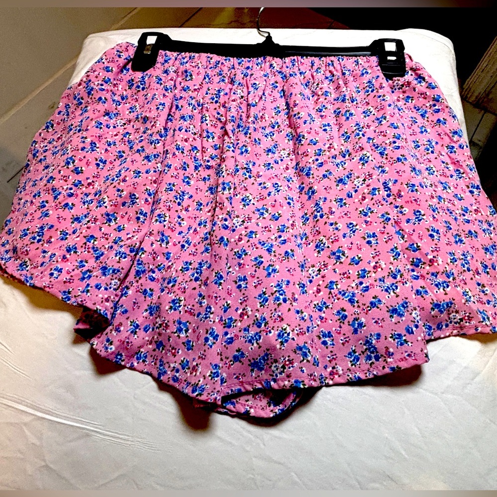 Altar’d state gracelynn smocked skort pink 
100% polyester